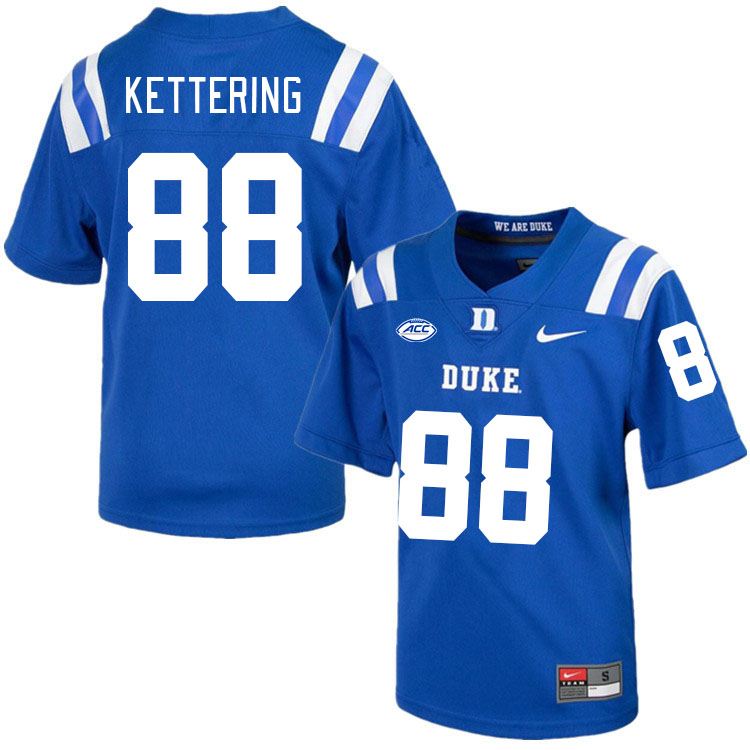 Men #88 Paxon Kettering Duke Blue Devils College Football Jerseys Stitched-Royal